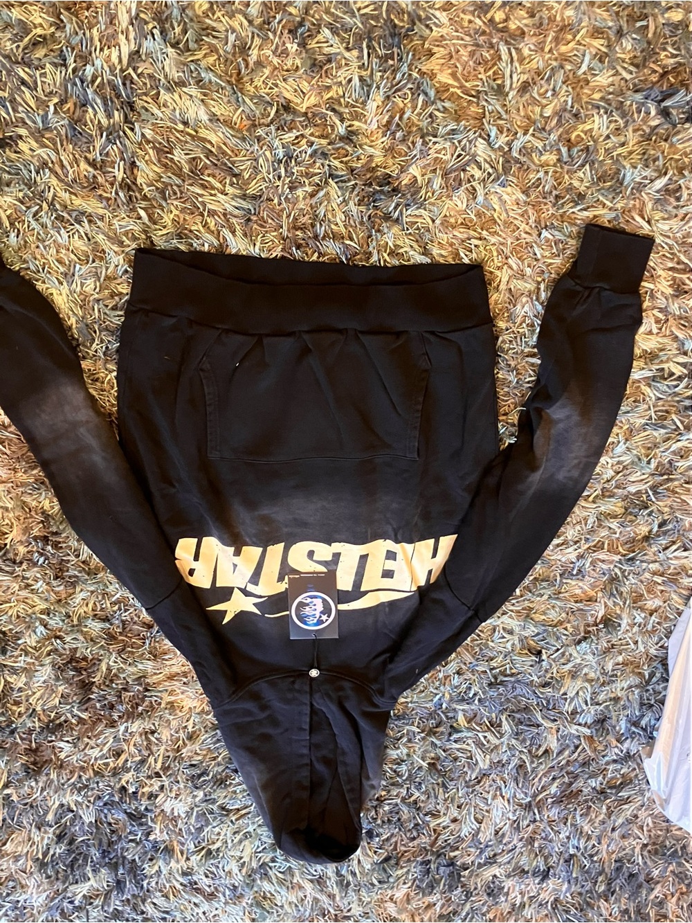 Black hellstar hoodie m